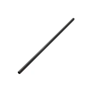Paille inox droite NOIRE