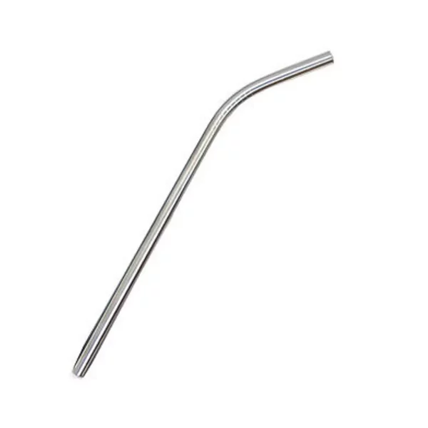 Paille inox courbé ARGENT